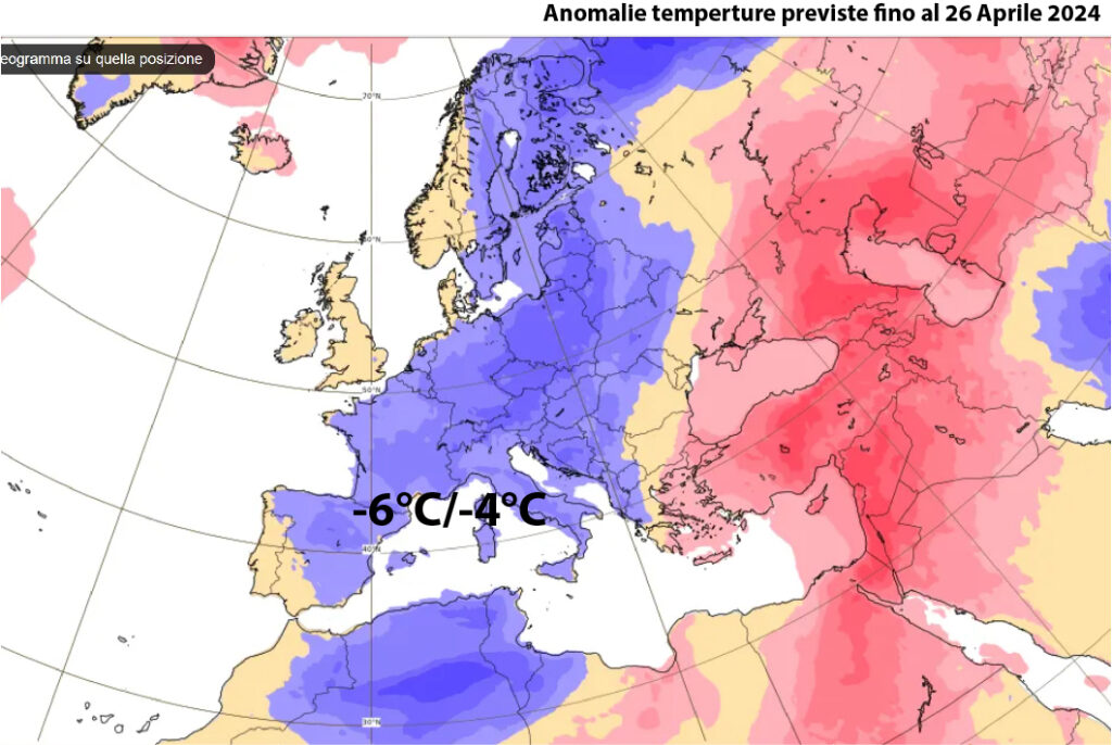 Previsioni meteo settimana